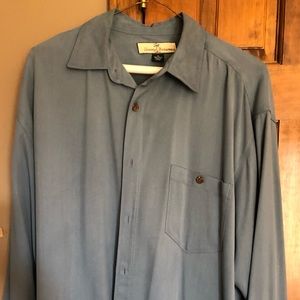 Men’s Tommy Bahama silk shirt, medium